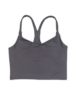 Abercrombie & Fitch Cropped Activewear Racer Back w/ Built in Bra in Periwinkle